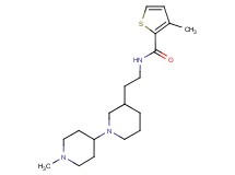 3-methyl-N-[2-(1'-methyl-1,4'-bipiperidin-3-yl)ethyl]thiophene-2-carboxamide
