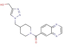 (1-{[1-(quinoxalin-6-ylcarbonyl)piperidin-4-yl]methyl}-1H-1,2,3-triazol-4-yl)methanol