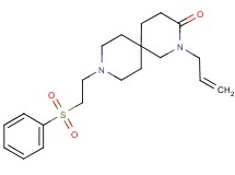 2-allyl-9-[2-(phenylsulfonyl)ethyl]-2,9-diazaspiro[5.5]undecan-3-one