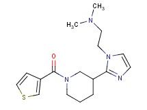 N,N-dimethyl-2-{2-[1-(3-thienylcarbonyl)piperidin-3-yl]-1H-imidazol-1-yl}ethanamine