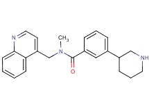 N-methyl-3-piperidin-3-yl-N-(quinolin-4-ylmethyl)benzamide