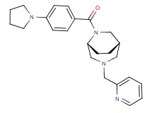 (1S*,5R*)-3-(pyridin-2-ylmethyl)-6-(4-pyrrolidin-1-ylbenzoyl)-3,6-diazabicyclo[3.2.2]nonane