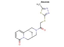 (1S,5R)-3-{[(5-methyl-1,3,4-thiadiazol-2-yl)thio]acetyl}-1,2,3,4,5,6-hexahydro-8H-1,5-methanopyrido[1,2-a][1,5]diazocin-8-one