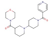 1'-isonicotinoyl-3-(morpholin-4-ylcarbonyl)-1,4'-bipiperidine