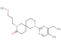 8-(4-ethyl-5-methyl-2-pyrimidinyl)-2-(3-methoxypropyl)-2,8-diazaspiro[5.5]undecan-3-one