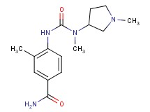 3-methyl-4-({[methyl(1-methylpyrrolidin-3-yl)amino]carbonyl}amino)benzamide