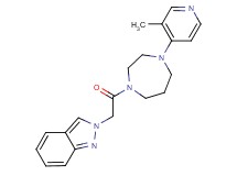 2-{2-[4-(3-methyl-4-pyridinyl)-1,4-diazepan-1-yl]-2-oxoethyl}-2H-indazole