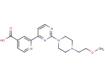 2-{2-[4-(2-methoxyethyl)piperazin-1-yl]pyrimidin-4-yl}isonicotinic acid