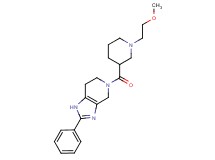 5-{[1-(2-methoxyethyl)piperidin-3-yl]carbonyl}-2-phenyl-4,5,6,7-tetrahydro-1H-imidazo[4,5-c]pyridine