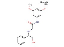 N-(3,5-dimethoxyphenyl)-2-{[(1R)-2-hydroxy-1-phenylethyl]amino}acetamide