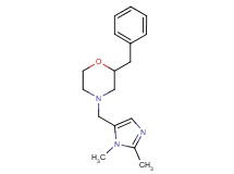 2-benzyl-4-[(1,2-dimethyl-1H-imidazol-5-yl)methyl]morpholine