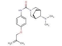 (8-syn)-8-(dimethylamino)-N-{4-[(2-methylprop-2-en-1-yl)oxy]phenyl}-3-azabicyclo[3.2.1]octane-3-carboxamide