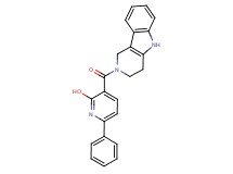 6-phenyl-3-(1,3,4,5-tetrahydro-2H-pyrido[4,3-b]indol-2-ylcarbonyl)-2-pyridinol