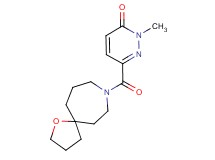 2-methyl-6-(1-oxa-8-azaspiro[4.6]undec-8-ylcarbonyl)pyridazin-3(2H)-one