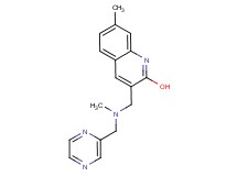 7-methyl-3-{[methyl(2-pyrazinylmethyl)amino]methyl}-2-quinolinol