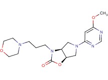 (3aS*,6aR*)-5-(6-methoxypyrimidin-4-yl)-3-(3-morpholin-4-ylpropyl)hexahydro-2H-pyrrolo[3,4-d][1,3]oxazol-2-one