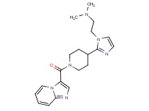 (2-{2-[1-(imidazo[1,2-a]pyridin-3-ylcarbonyl)-4-piperidinyl]-1H-imidazol-1-yl}ethyl)dimethylamine
