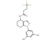 N-[1-(3,5-dimethylphenyl)-4,5,6,7-tetrahydro-1H-indazol-4-yl]-4,4,4-trifluorobutanamide