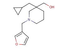 [3-(cyclopropylmethyl)-1-(3-furylmethyl)piperidin-3-yl]methanol