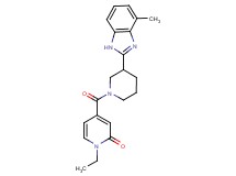 1-ethyl-4-{[3-(4-methyl-1H-benzimidazol-2-yl)-1-piperidinyl]carbonyl}-2(1H)-pyridinone