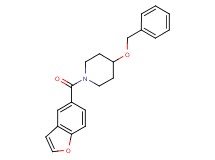 1-(1-benzofuran-5-ylcarbonyl)-4-(benzyloxy)piperidine