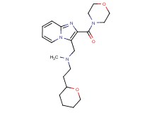 N-methyl-N-{[2-(4-morpholinylcarbonyl)imidazo[1,2-a]pyridin-3-yl]methyl}-2-(tetrahydro-2H-pyran-2-yl)ethanamine