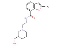 N-{2-[3-(hydroxymethyl)piperidin-1-yl]ethyl}-2-methyl-1-benzofuran-7-carboxamide