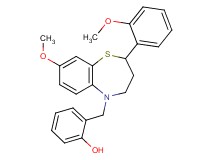 2-{[8-methoxy-2-(2-methoxyphenyl)-3,4-dihydro-1,5-benzothiazepin-5(2H)-yl]methyl}phenol