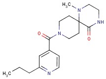 1-methyl-9-(2-propylisonicotinoyl)-1,4,9-triazaspiro[5.5]undecan-5-one