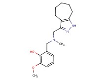2-{[(1,4,5,6,7,8-hexahydrocyclohepta[c]pyrazol-3-ylmethyl)(methyl)amino]methyl}-6-methoxyphenol