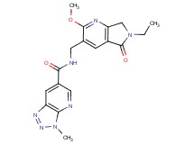 N-[(6-ethyl-2-methoxy-5-oxo-6,7-dihydro-5H-pyrrolo[3,4-b]pyridin-3-yl)methyl]-3-methyl-3H-[1,2,3]triazolo[4,5-b]pyridine-6-carboxamide