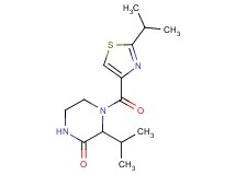 3-isopropyl-4-[(2-isopropyl-1,3-thiazol-4-yl)carbonyl]-2-piperazinone