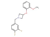1-(3,4-difluorobenzyl)-3-(2-methoxyphenoxy)azetidine