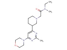 N-ethyl-N-methyl-2-{3-[2-methyl-6-(4-morpholinyl)-4-pyrimidinyl]-1-piperidinyl}acetamide