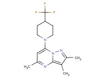 2,3,5-trimethyl-7-[4-(trifluoromethyl)-1-piperidinyl]pyrazolo[1,5-a]pyrimidine
