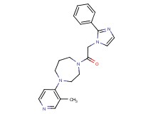 1-(3-methyl-4-pyridinyl)-4-[(2-phenyl-1H-imidazol-1-yl)acetyl]-1,4-diazepane
