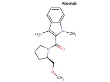 2-{[(2R)-2-(methoxymethyl)pyrrolidin-1-yl]carbonyl}-1,3-dimethyl-1H-indole