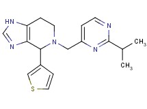 5-[(2-isopropylpyrimidin-4-yl)methyl]-4-(3-thienyl)-4,5,6,7-tetrahydro-1H-imidazo[4,5-c]pyridine