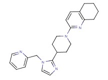 2-{4-[1-(2-pyridinylmethyl)-1H-imidazol-2-yl]-1-piperidinyl}-5,6,7,8-tetrahydroquinoline