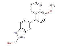 [5-(8-methoxyquinolin-5-yl)-1H-benzimidazol-2-yl]methanol