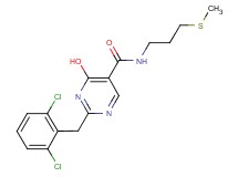 2-(2,6-dichlorobenzyl)-4-hydroxy-N-[3-(methylthio)propyl]pyrimidine-5-carboxamide