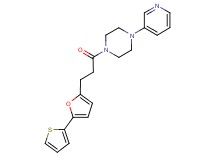 1-(3-pyridinyl)-4-{3-[5-(2-thienyl)-2-furyl]propanoyl}piperazine