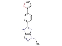 1-ethyl-5-[4-(2-furyl)phenyl]-1,4-dihydroimidazo[4,5-c]pyrazole