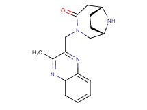 rel-(1S,6R)-3-[(3-methyl-2-quinoxalinyl)methyl]-3,9-diazabicyclo[4.2.1]nonan-4-one hydrochloride