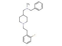 N-benzyl-1-{1-[2-(2-fluorophenyl)ethyl]-4-piperidinyl}-N-methylmethanamine