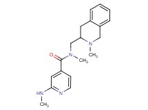 N-methyl-2-(methylamino)-N-[(2-methyl-1,2,3,4-tetrahydro-3-isoquinolinyl)methyl]isonicotinamide