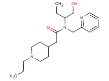 N-[1-(hydroxymethyl)propyl]-2-(1-propylpiperidin-4-yl)-N-(pyridin-2-ylmethyl)acetamide