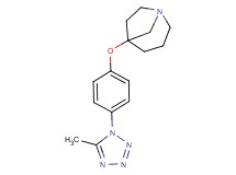 5-[4-(5-methyl-1H-tetrazol-1-yl)phenoxy]-1-azabicyclo[3.2.1]octane