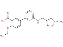 2-ethoxy-5-(2-{[(1-methylpyrrolidin-3-yl)methyl]amino}pyrimidin-4-yl)benzoic acid