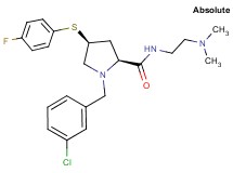 (4S)-1-(3-chlorobenzyl)-N-[2-(dimethylamino)ethyl]-4-[(4-fluorophenyl)thio]-L-prolinamide
